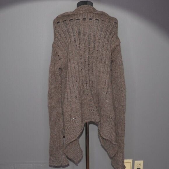 Rick Owens FW09 Crust Alpaca Merino Wool Knit Open Sweater Sz L - Picture 5 of 12